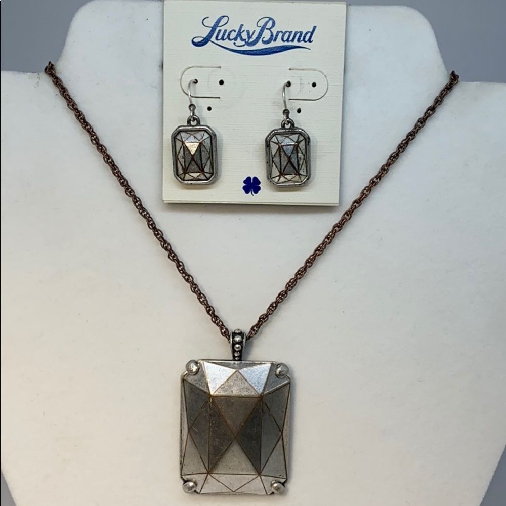 Lucky Brand Necklace & Earring Set